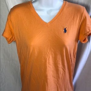 Orange polo tee